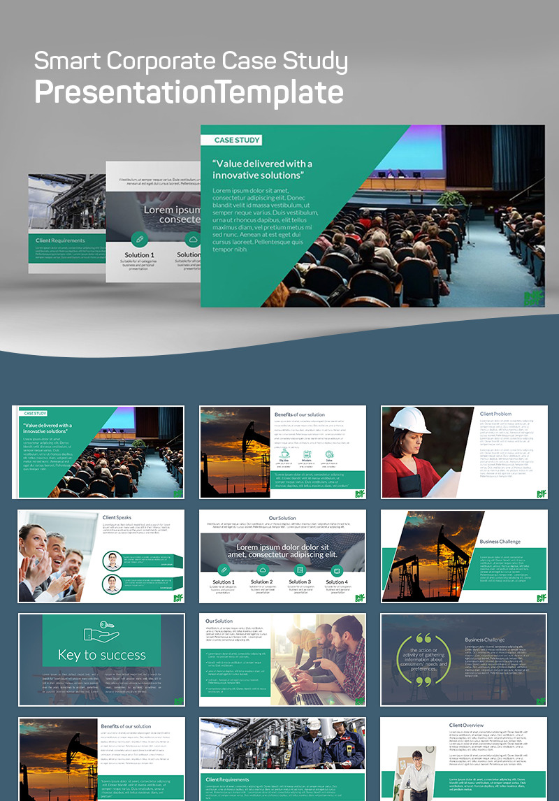 Modern Case Study PowerPoint 75320