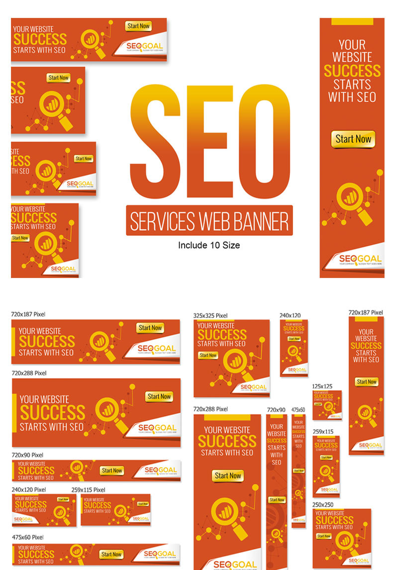 Seo Services Web Banners Ads Animated Banner 75473