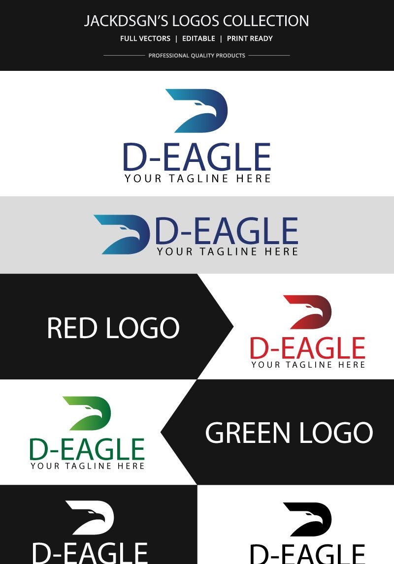 D eagle Logo Template #75580