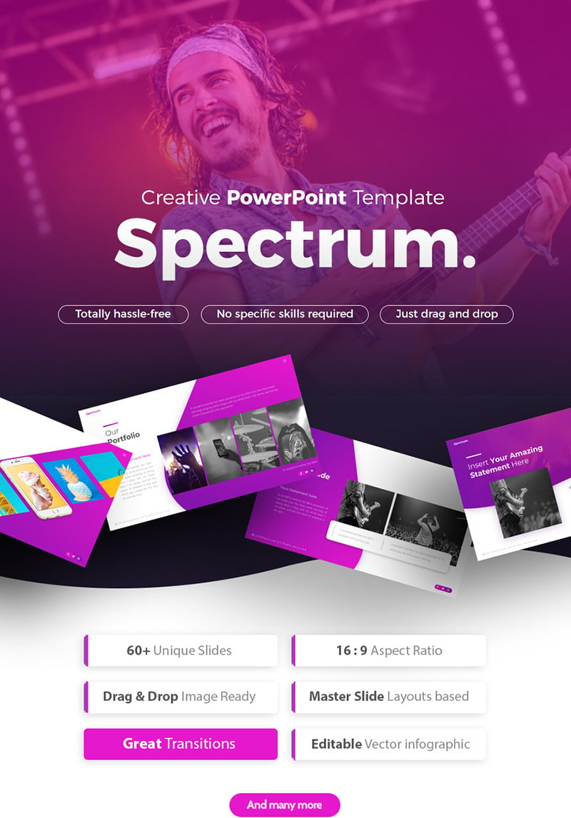 Spectrum - Elegant PowerPoint Template - TemplateMonster