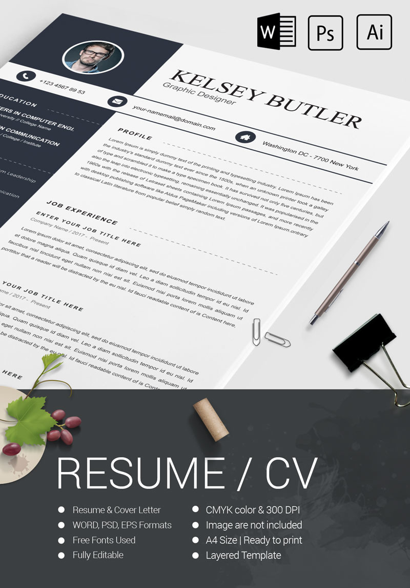 Kelsey Butler Resume Template #75617