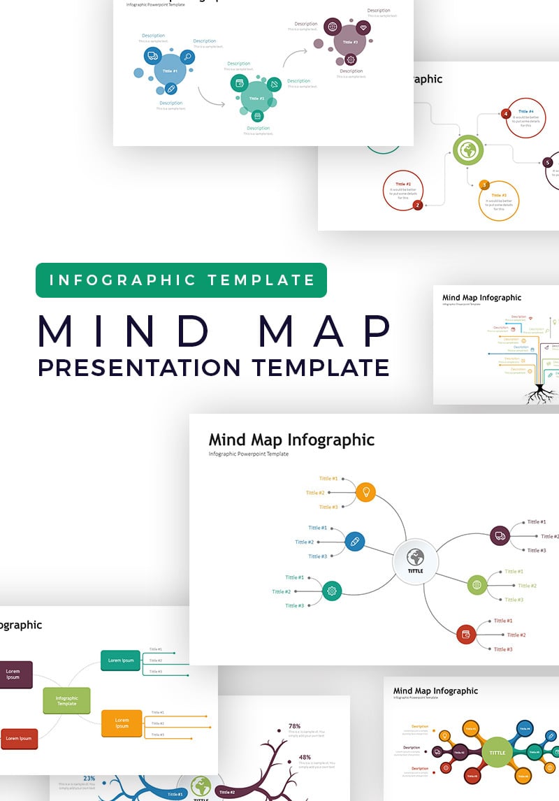 Mindmap Presentation - Infographic PowerPoint Template #75754