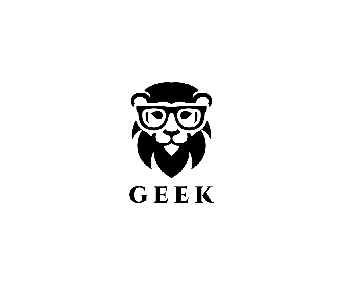 Geek Lion Logo Template #77508