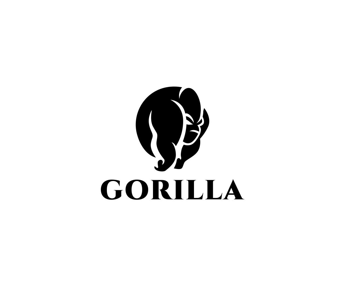 logo with black gorilla