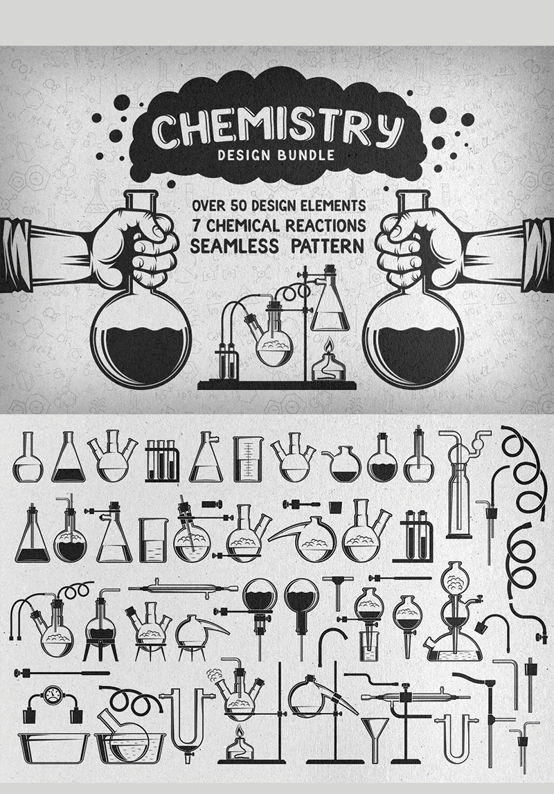 Chemistry Design Bundle Illustration #78102