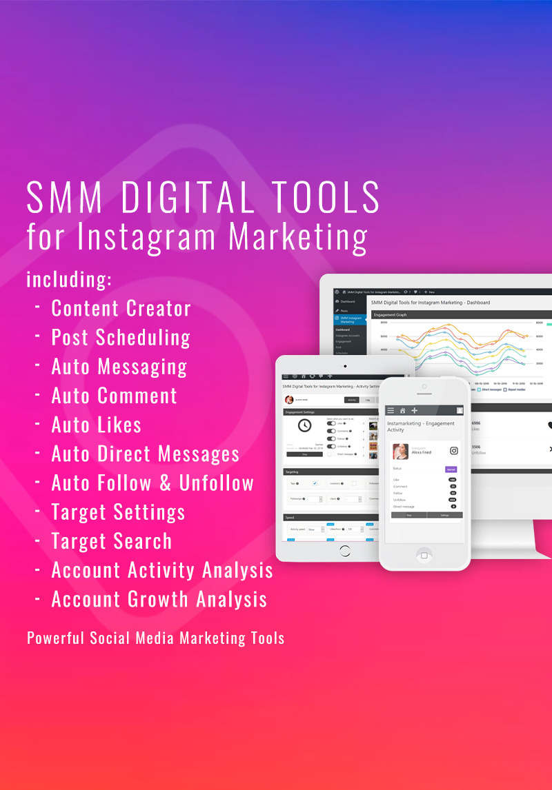Smm Digital Tools For Instagram Marketing Wordpress Plugin 78486