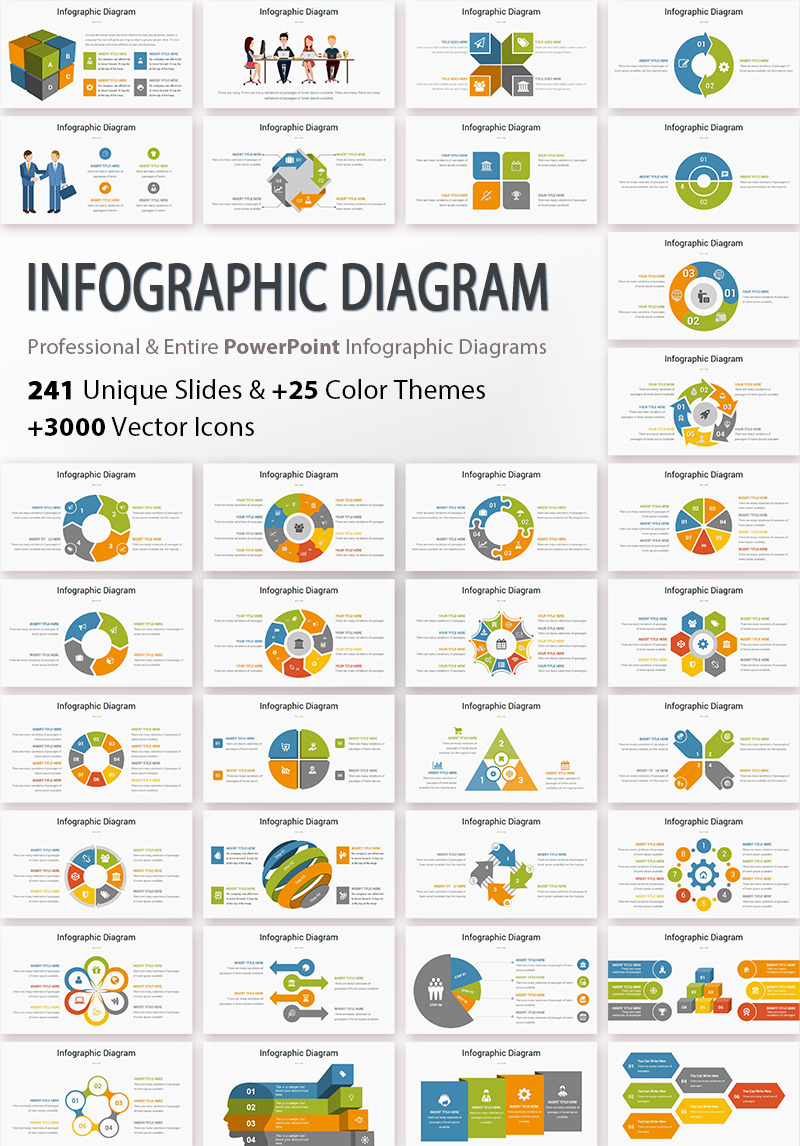 Infographic Diagrams PowerPoint Template #78810