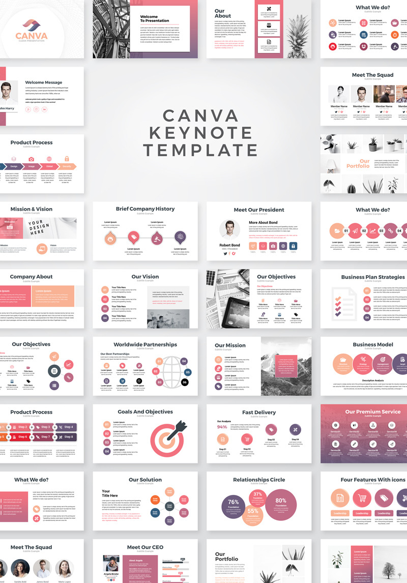 Canva - Business Keynote Presentation Keynote Template #79116