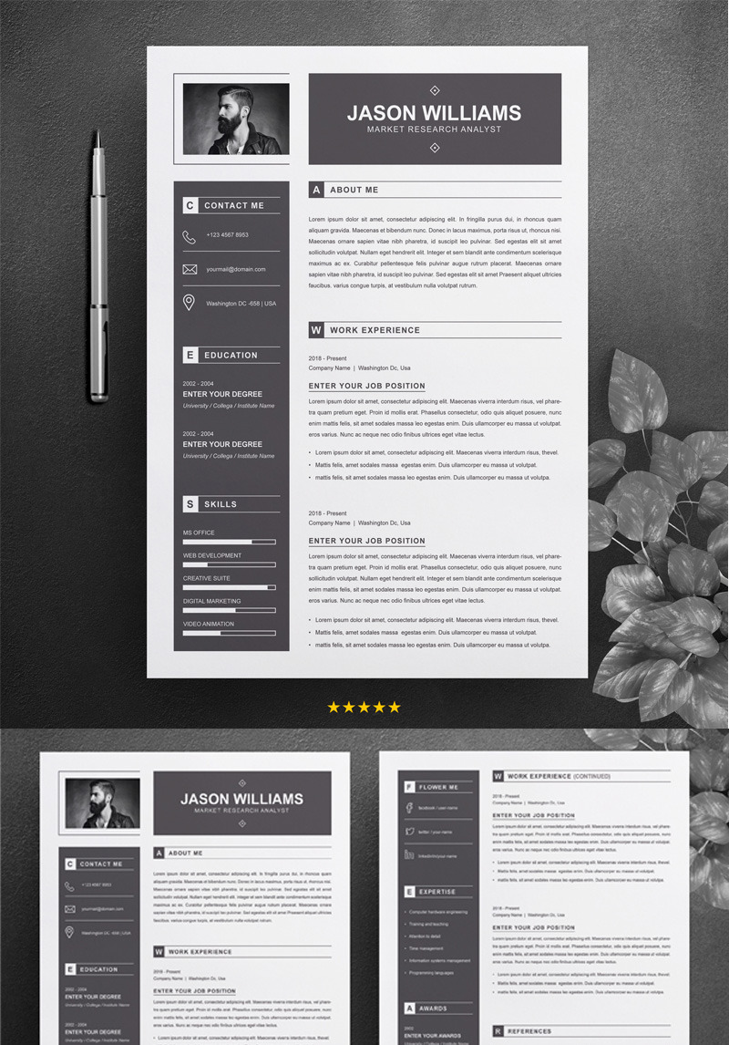 Marketer Resume Template #79226