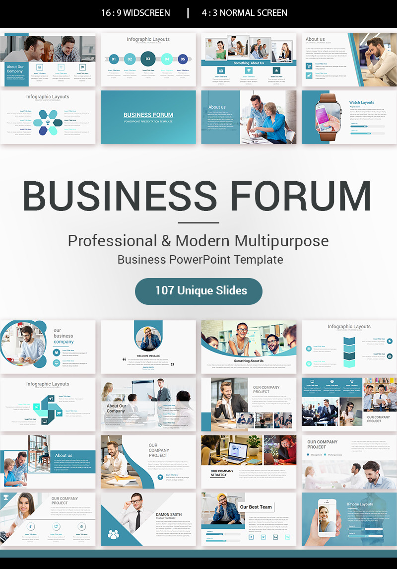 Business Forum PowerPoint Template #79697