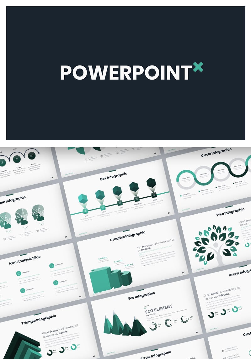 Multiply Business PowerPoint Template #80442