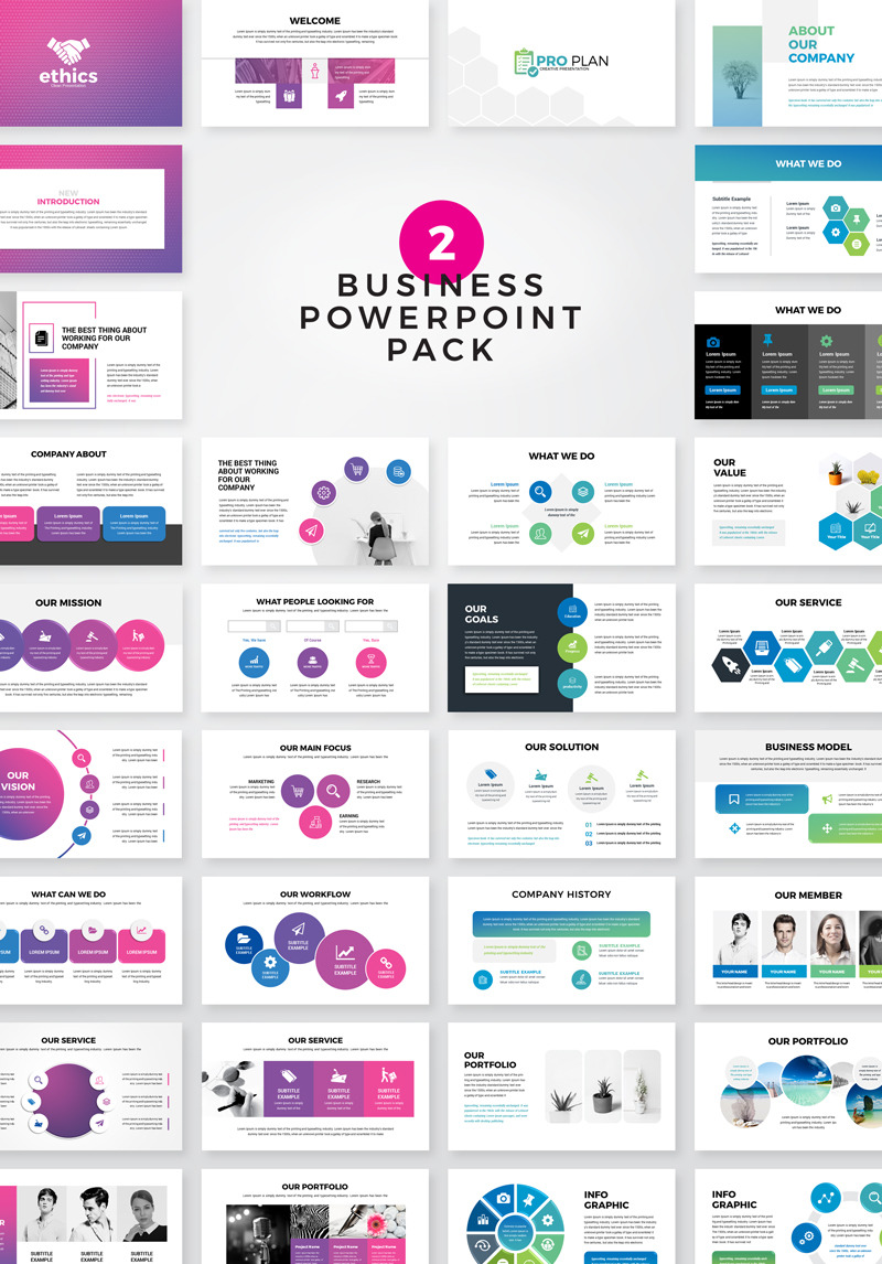 Ethice - Business Pack PowerPoint Template #80520