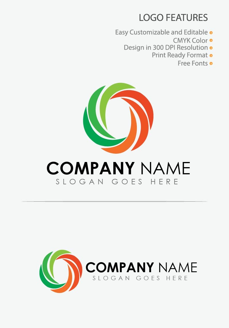 Vector Cyclone Logo Template #80732