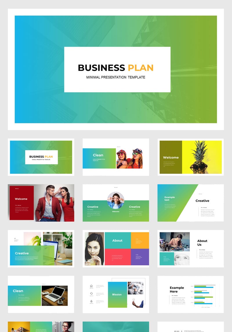 Business Plan PowerPoint Template #81216