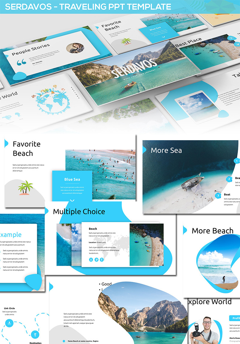 Serdavos - Traveling PowerPoint Template #81926