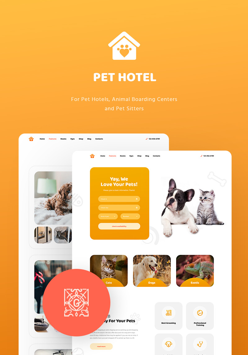 dog boarding website