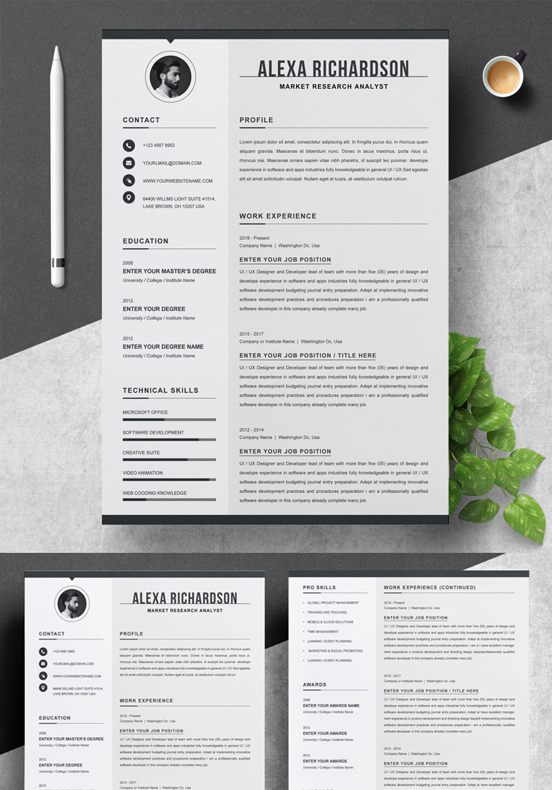 Alexa Resume Template #83026