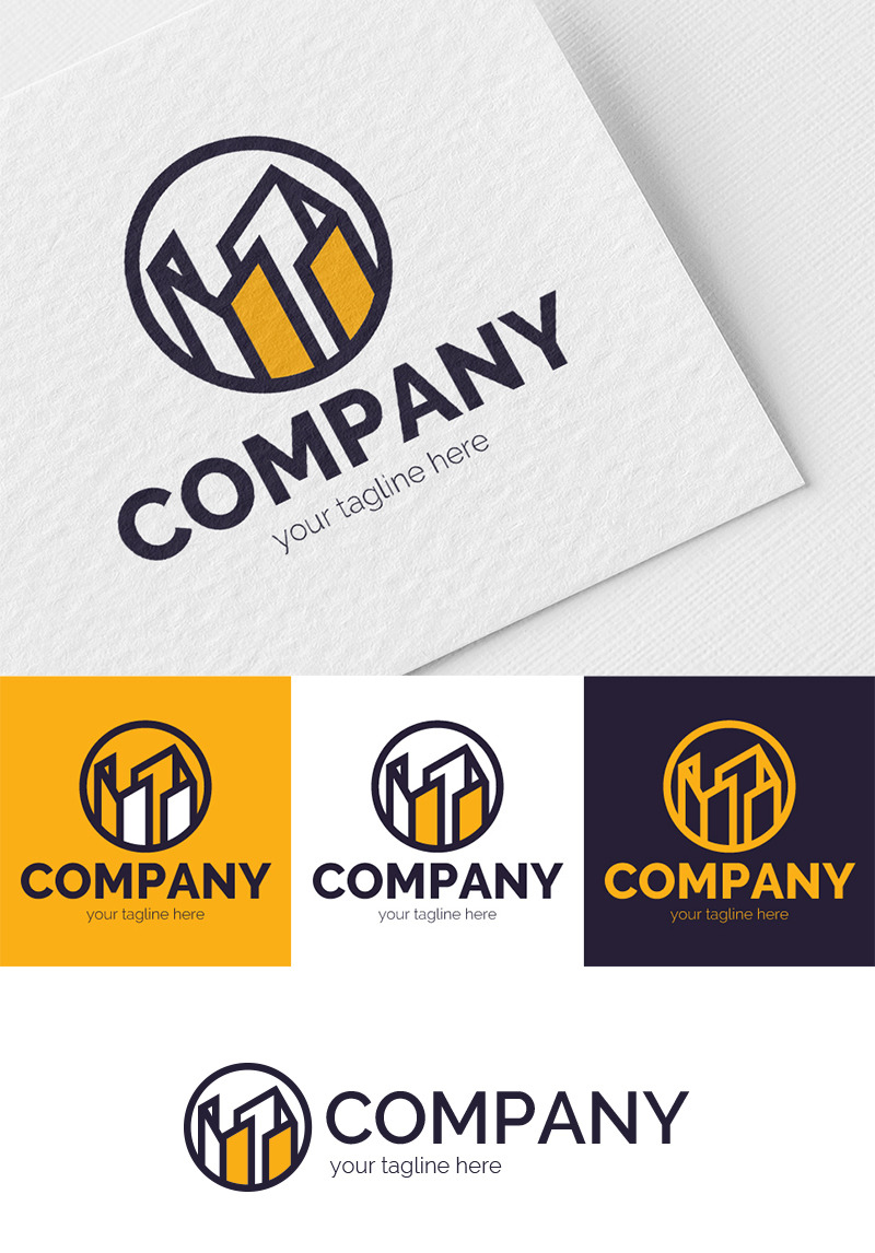 Piles Logo Template #83057