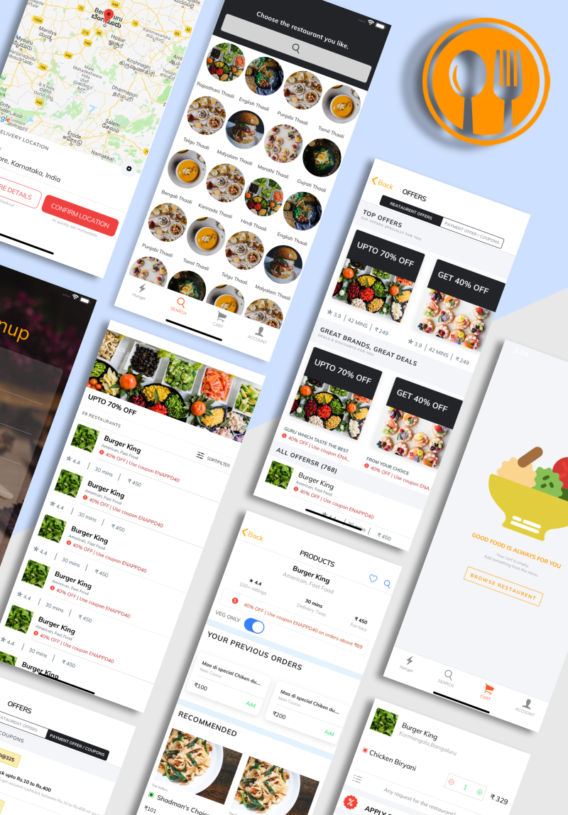 Food Ordering App Template #84049