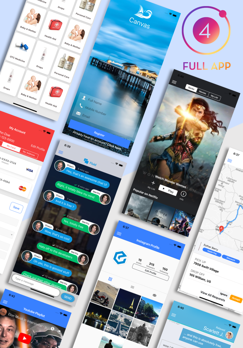 Ionic 4 App Templates Free Download