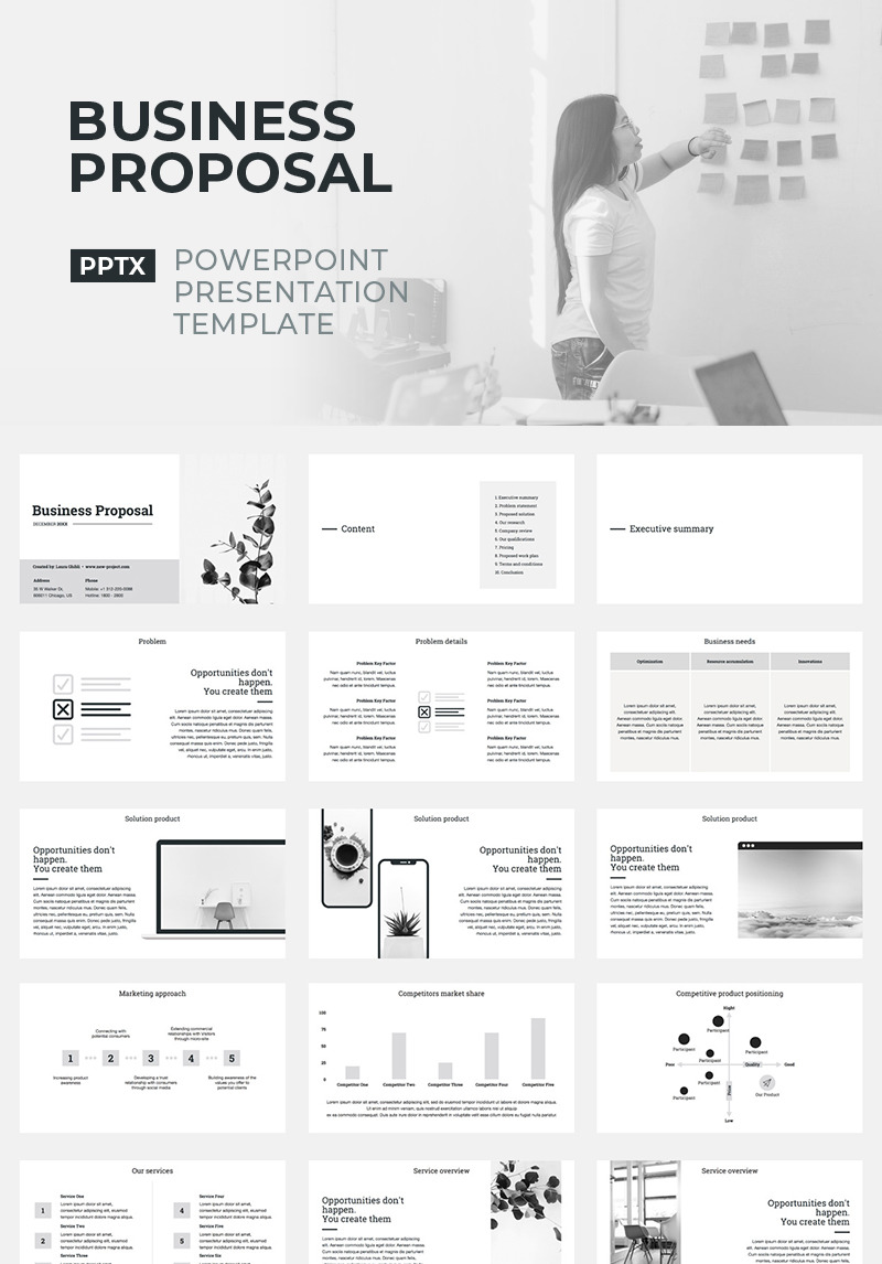 Business Proposal PowerPoint Template #84312