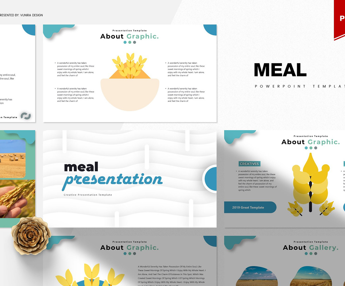 Meal Presentation | PowerPoint Template #85526