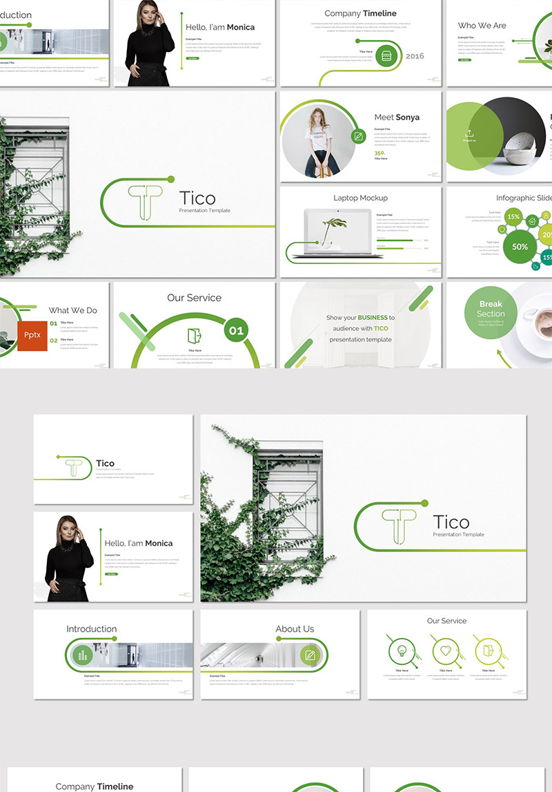 Tico PowerPoint Template #89270 - TemplateMonster