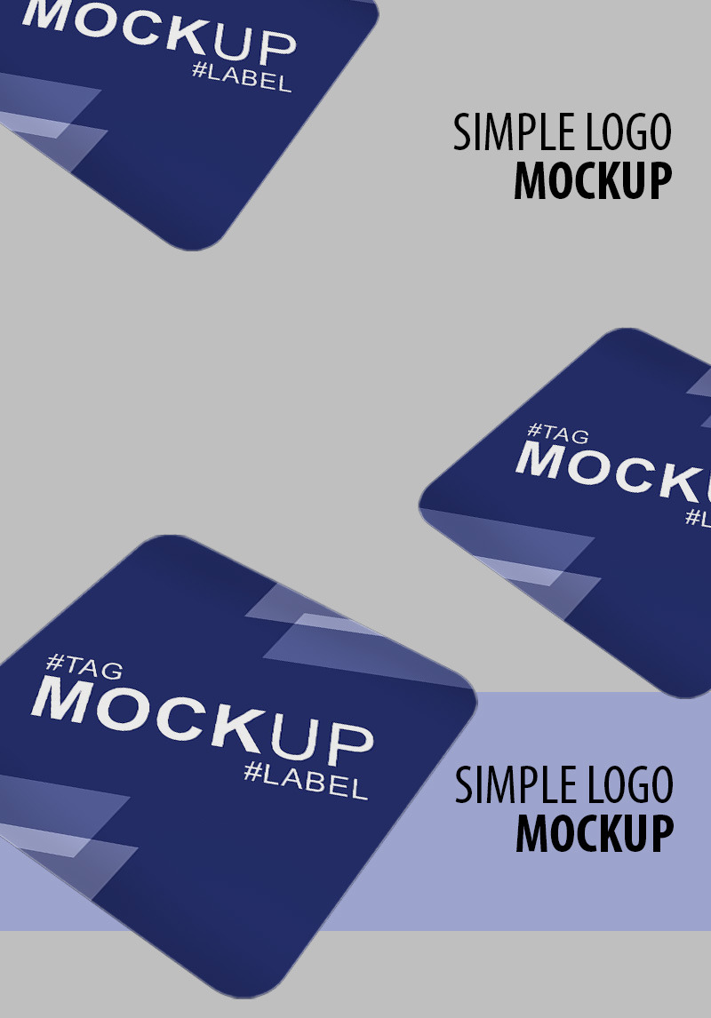 Download Round label perspective view Product Mockup #91241