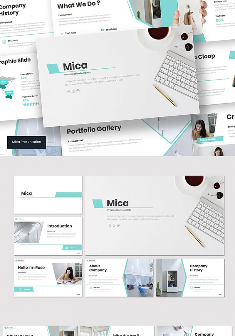 MICA PowerPoint Template #92686