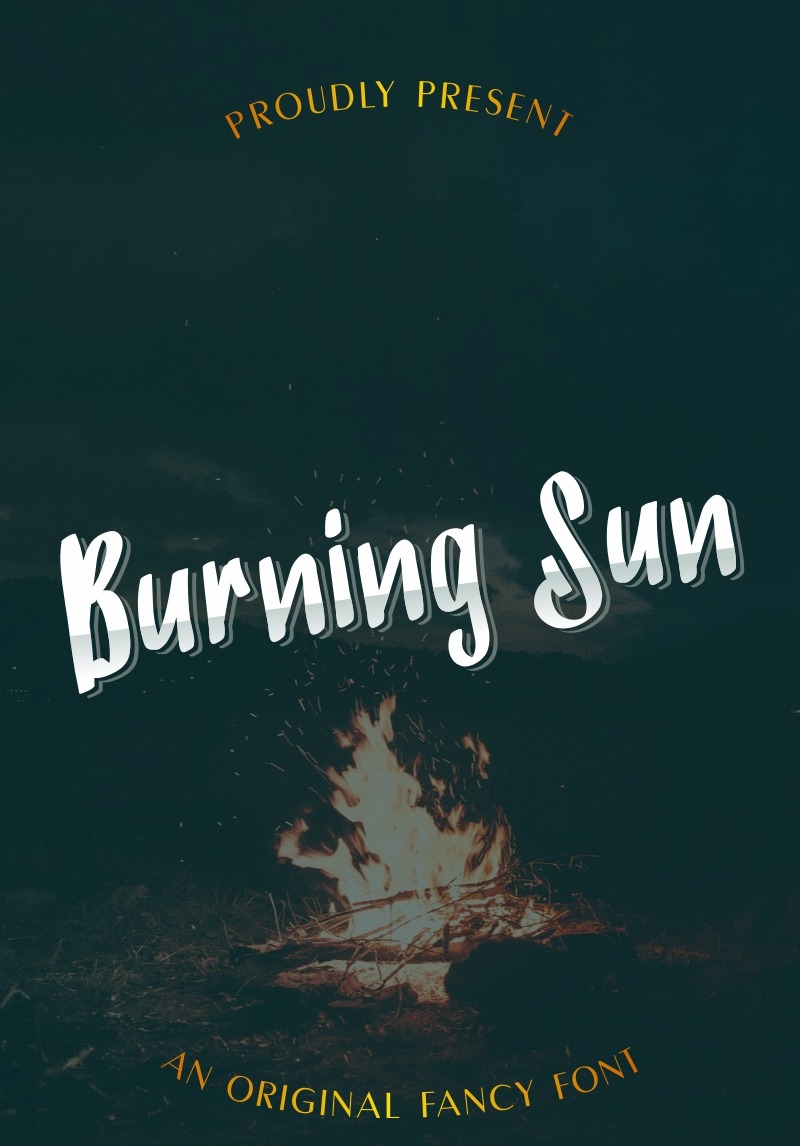 BurningSun Font #93499