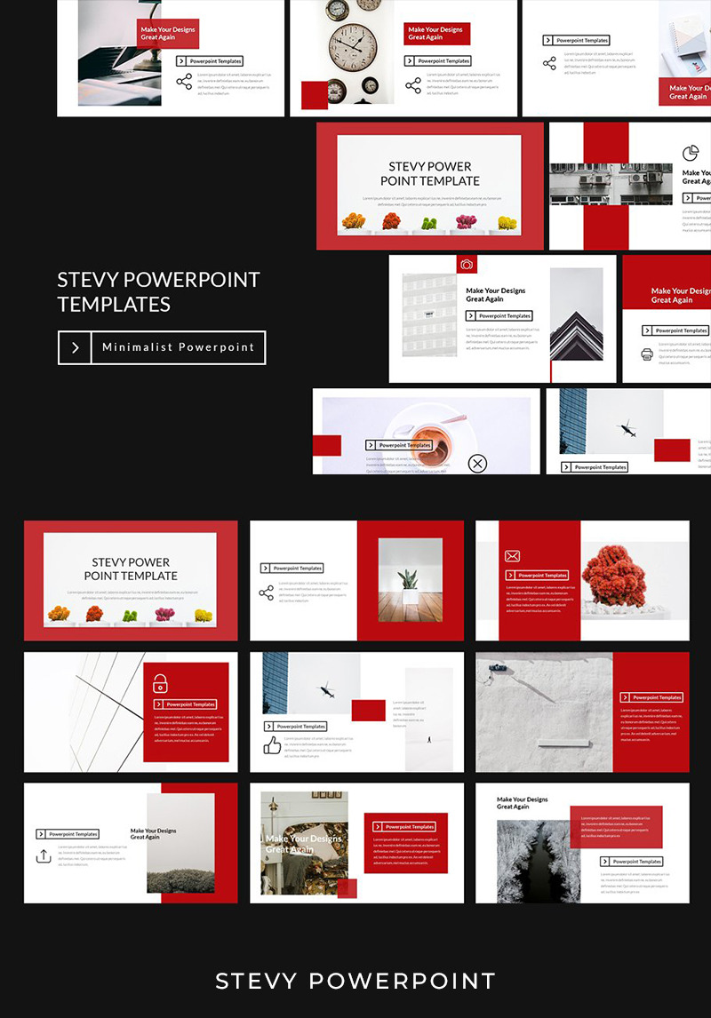 Stevy Lookbook PowerPoint Template #93948