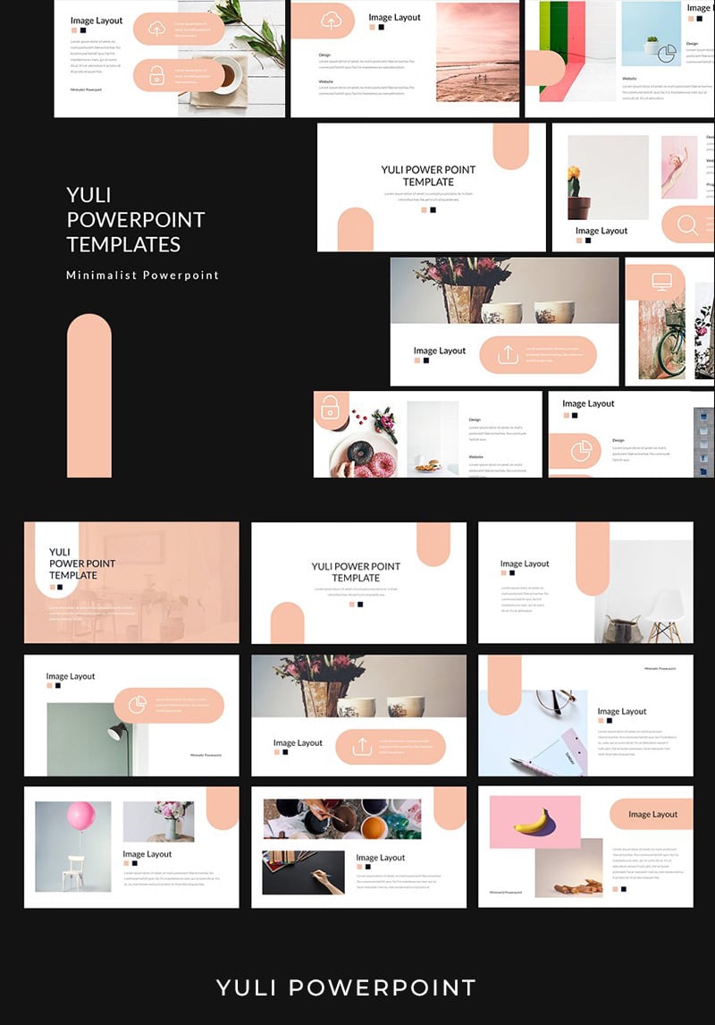 Yuli Lookbook PowerPoint Template #93946