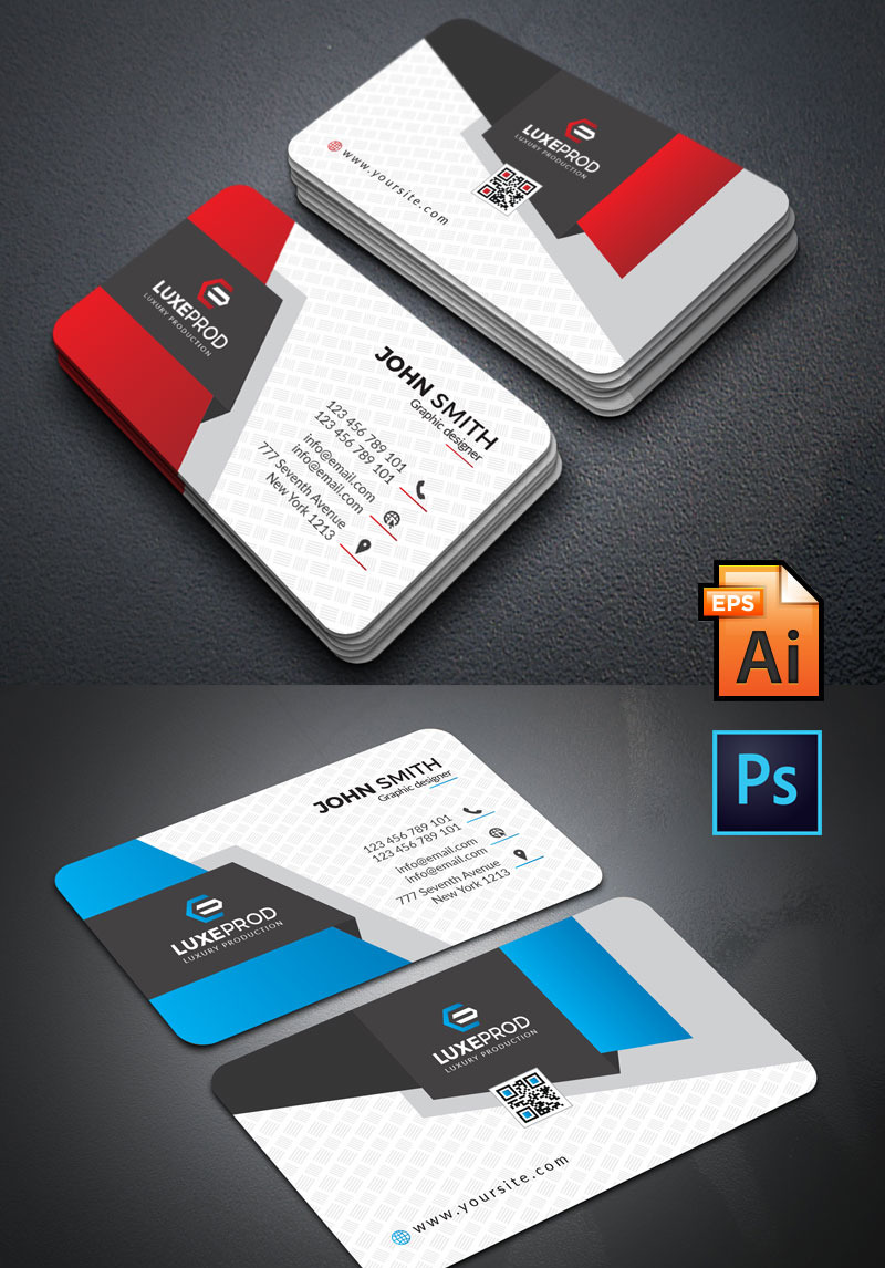 Simple New Style Business Card Corporate Identity Template ...