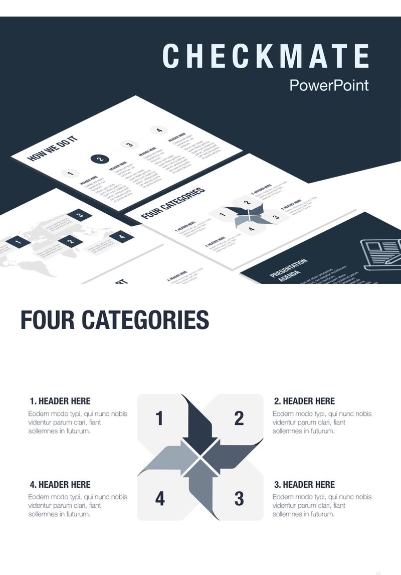 Checkmate PowerPoint Template #96349