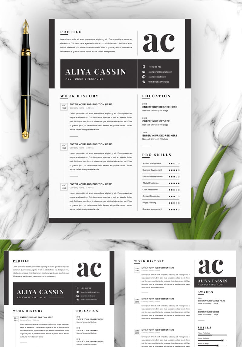 Help Desk Resume Template #98169