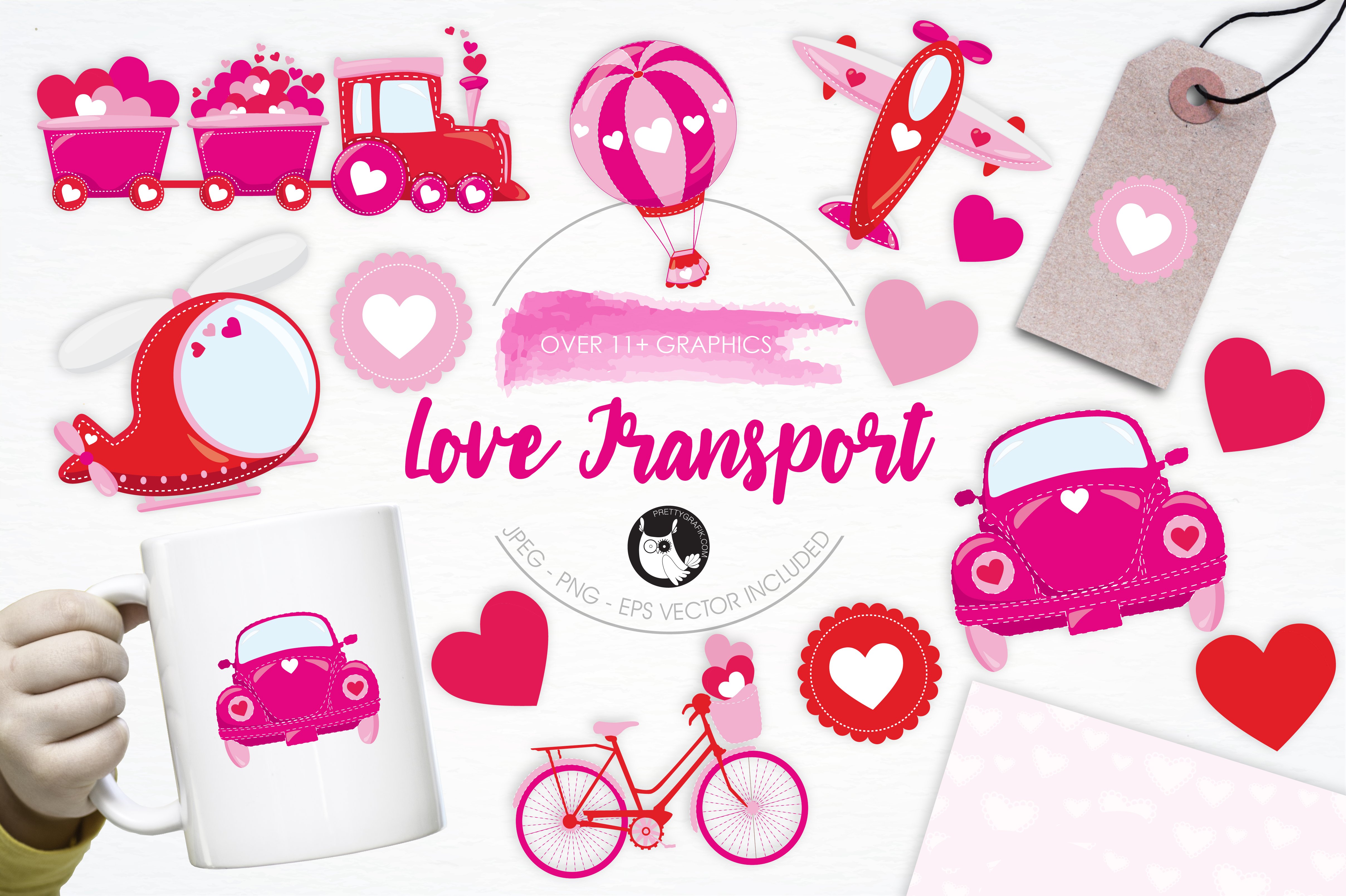 Kit Graphique #120548 Illustration Valentines Divers Modles Web - Logo template Preview