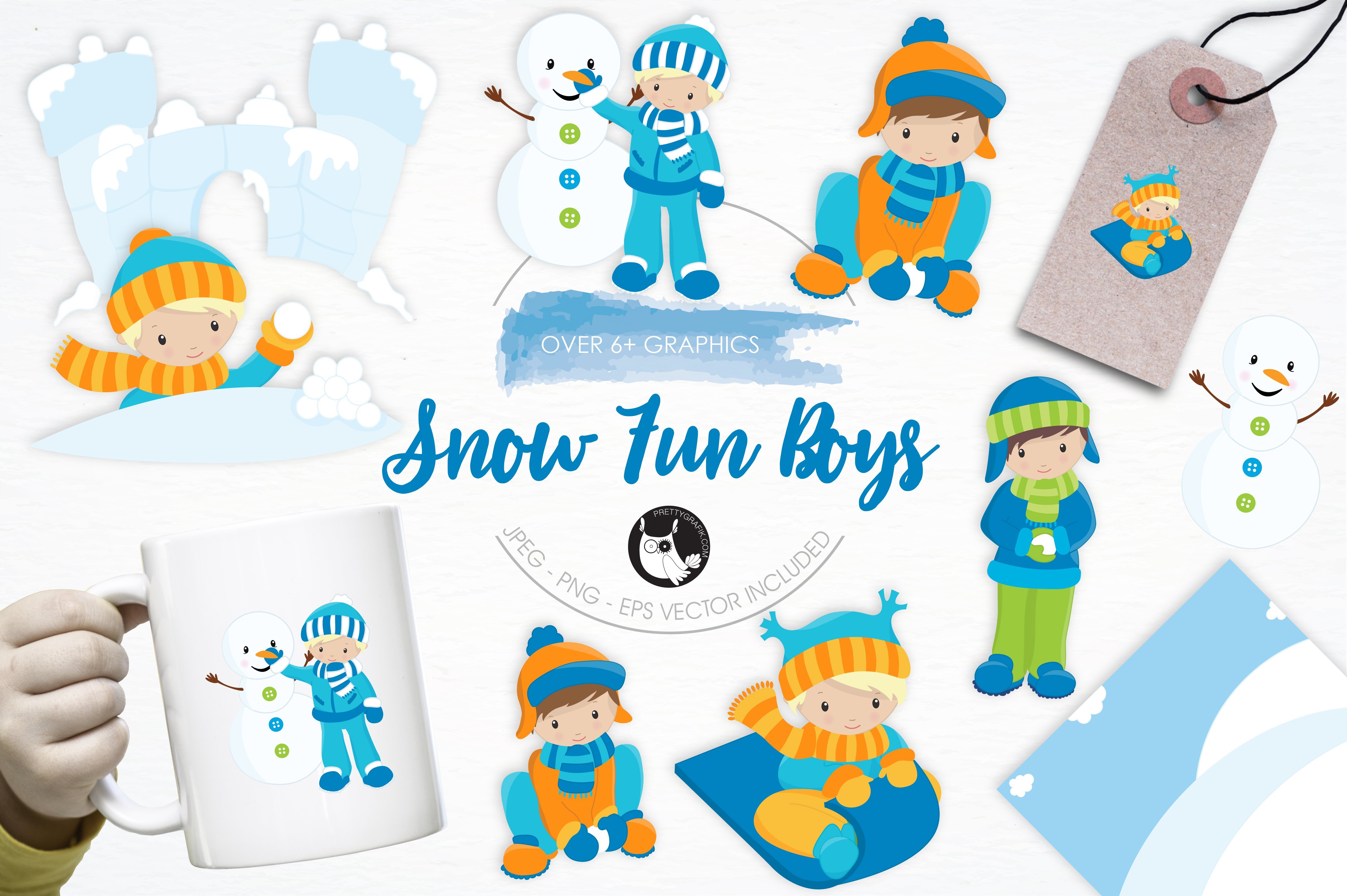 Template #120564 Illustration Winter Webdesign Template - Logo template Preview