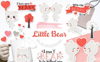 Little Bear - Vector Image