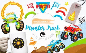 Truck graphics and illustrations - Vector Image