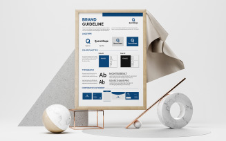 Brand Manual Poster - Corporate Identity Template