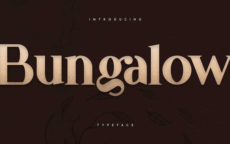 Bungalow Typeface - 9 Font