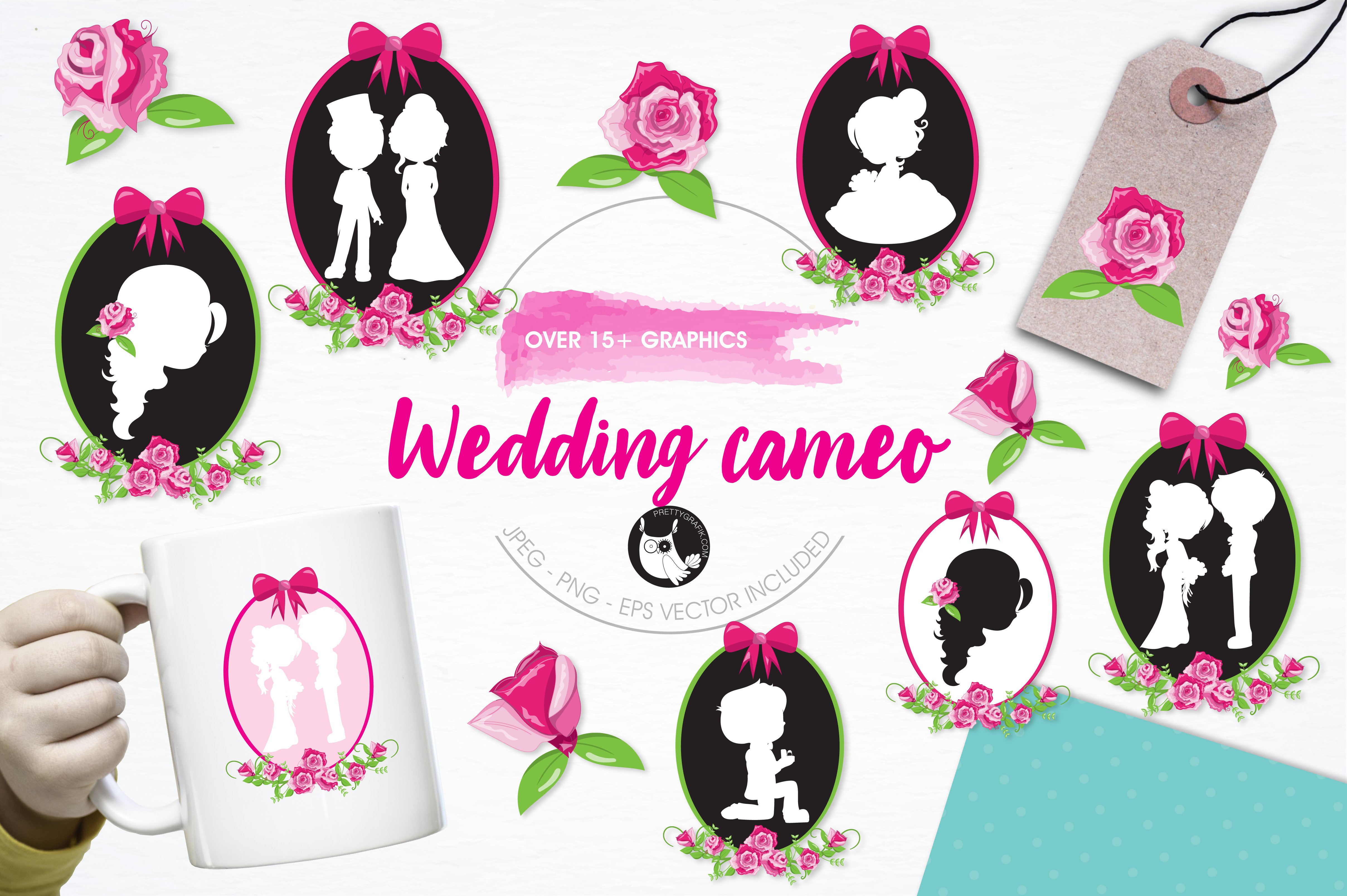 Kit Graphique #120785 Wedding Illustration Divers Modles Web - Logo template Preview