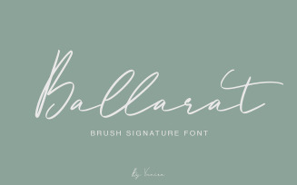 Ballarat | Brush Signature Font