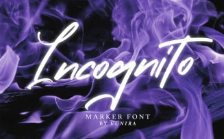 Incognito | Marker Font