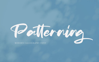 Patterning | Modern Calligraphy Font