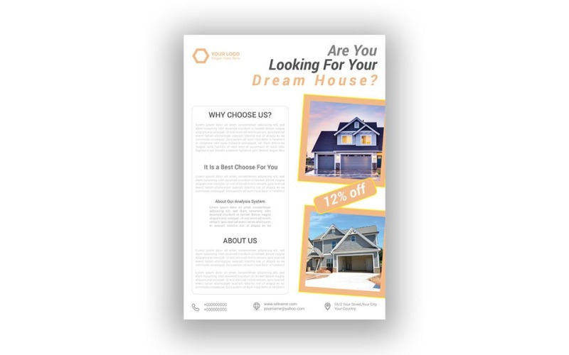 Real Estate Flyer - Corporate Identity Template