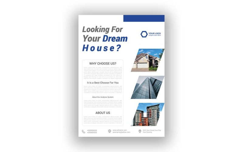 Real Estate Flyer - Corporate Identity Template