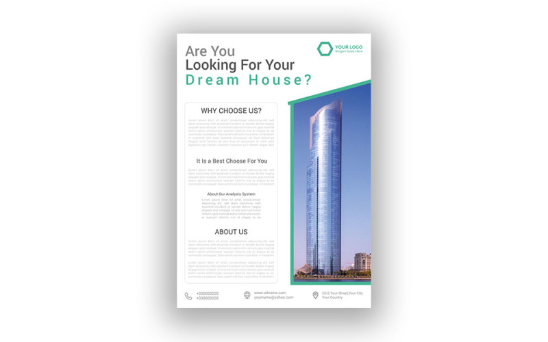 Real Estate Flyer - Corporate Identity Template