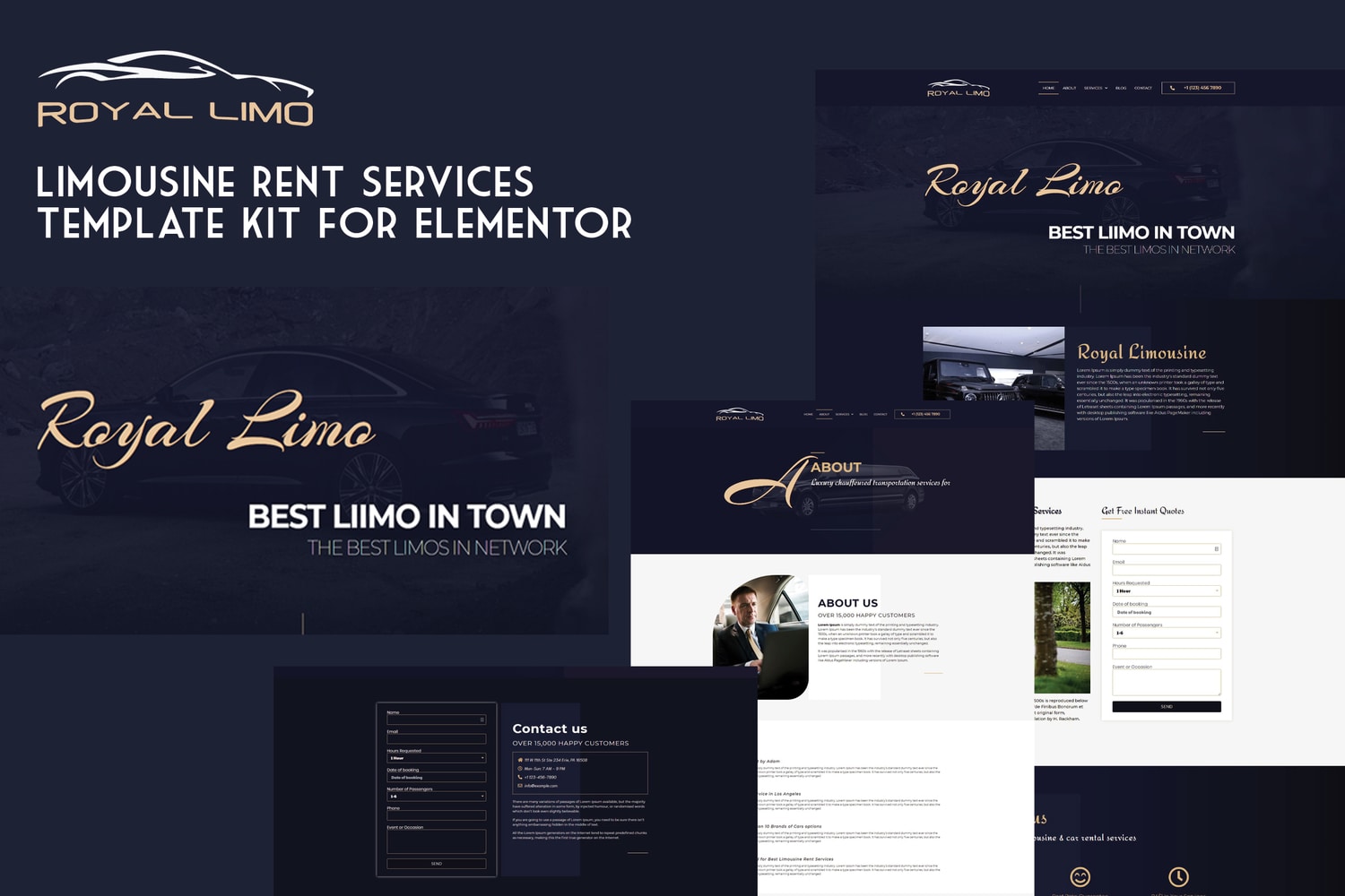 Template #121047 Limo Rent Webdesign Template - Logo template Preview