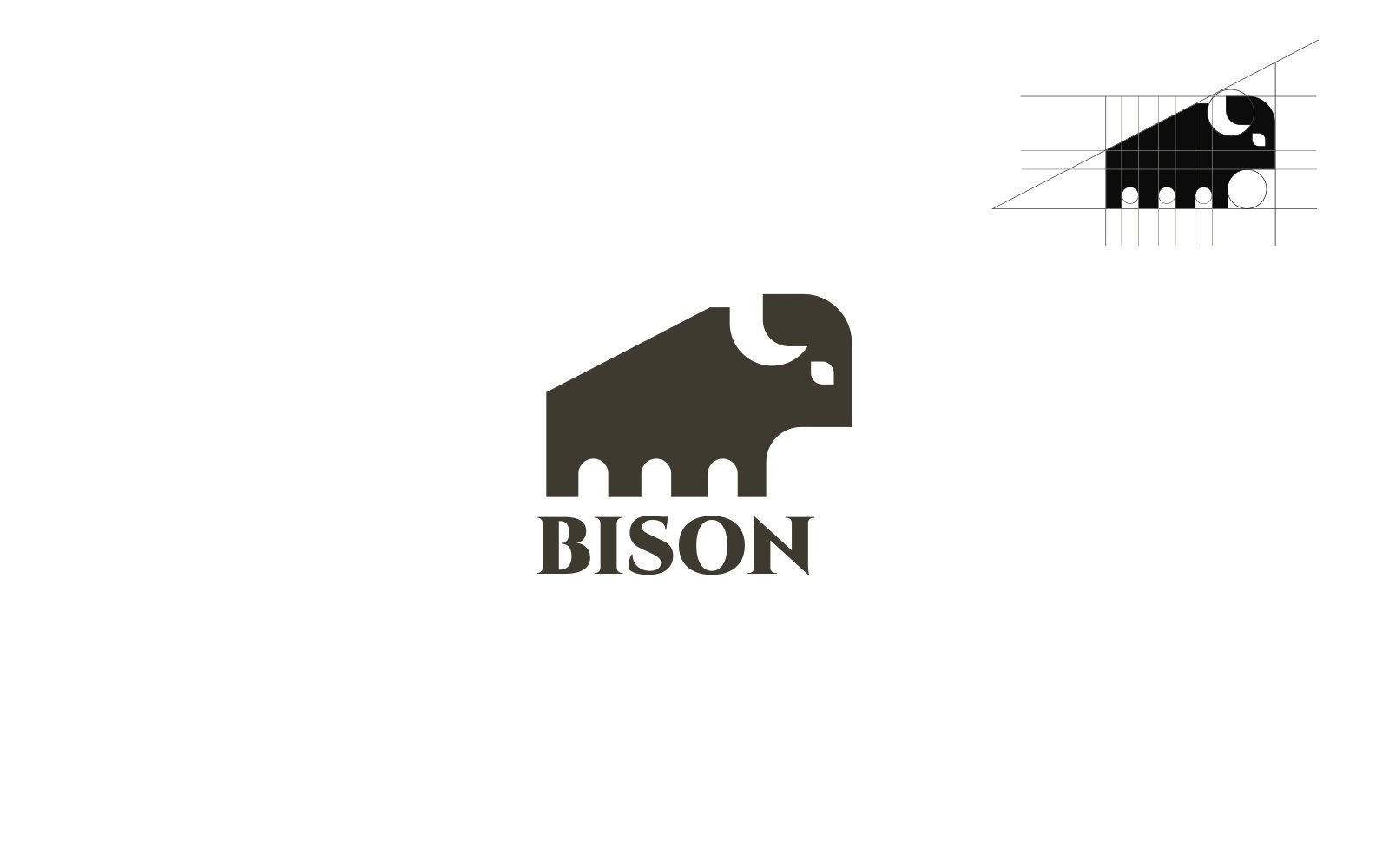 Template #121107 Animals Bison Webdesign Template - Logo template Preview